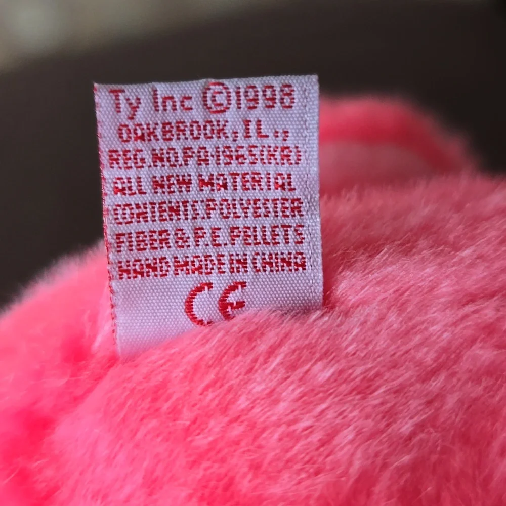 Pinky 🦩Ty Flamingo Bird🦩 Lg Plush Beanie Buddy🦩Kids Toy Rare Collectible, NWT - Picture 7 of 11